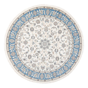 Dywan perski - Nain - Premium okrągły  - 148 x 149 cm - kremowy