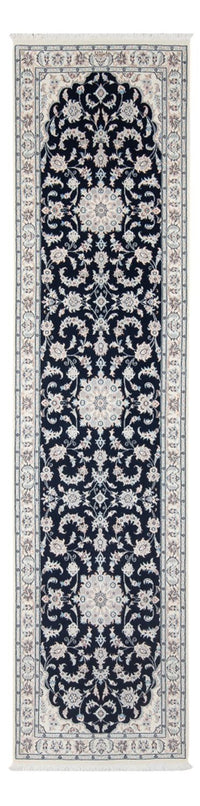 Biegacz Dywan perski - Nain - Premium - 296 x 81 cm - ciemnoniebieski