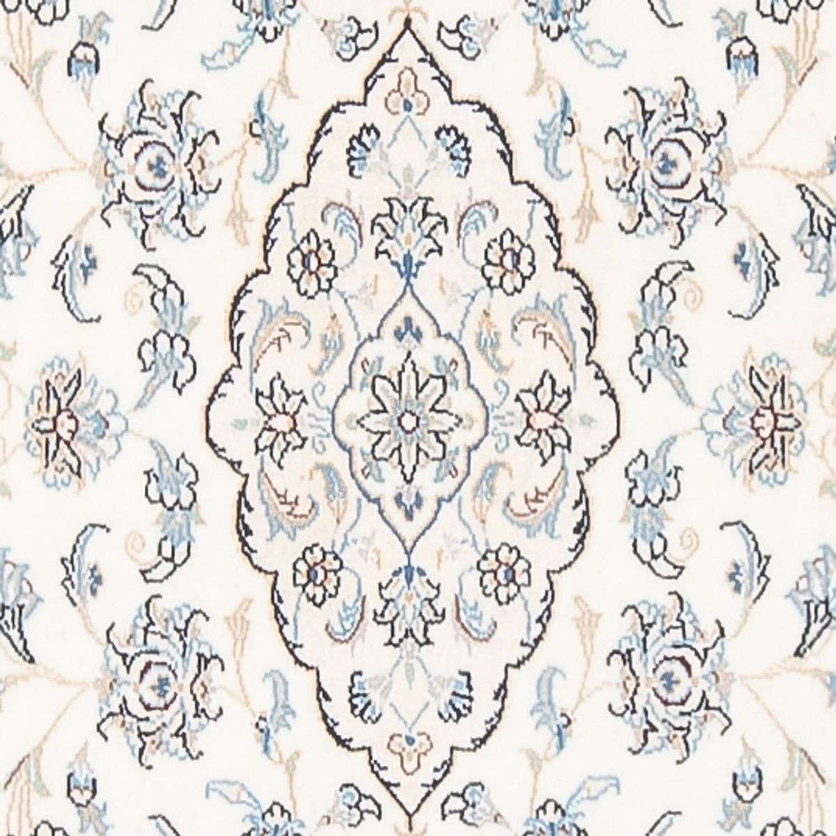 Biegacz Dywan perski - Nain - Premium - 350 x 84 cm - kremowy