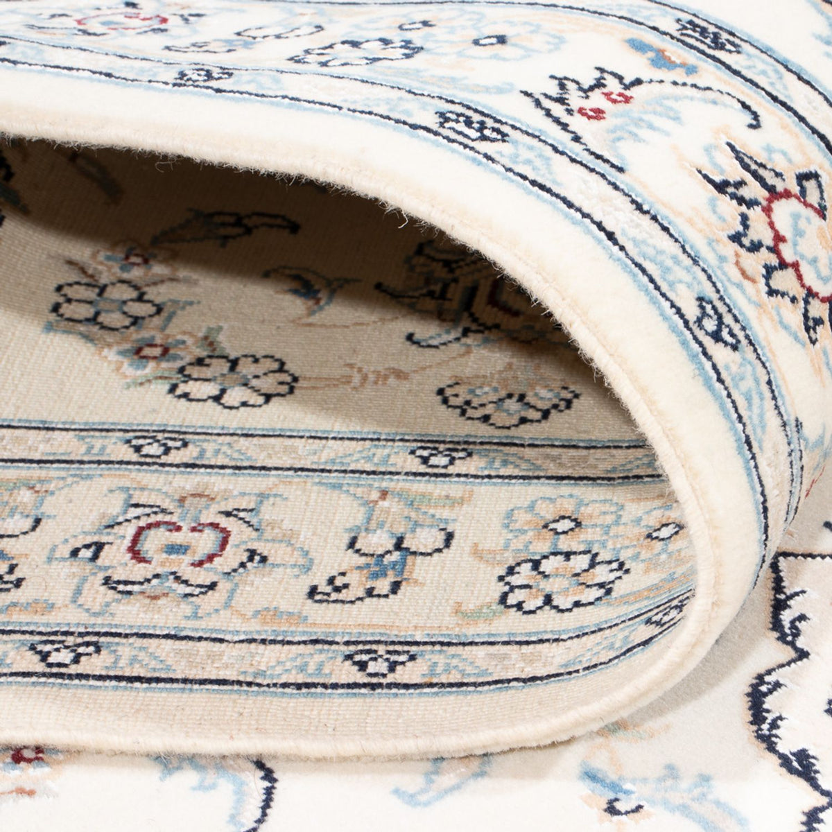 Biegacz Dywan perski - Nain - Premium - 350 x 84 cm - kremowy