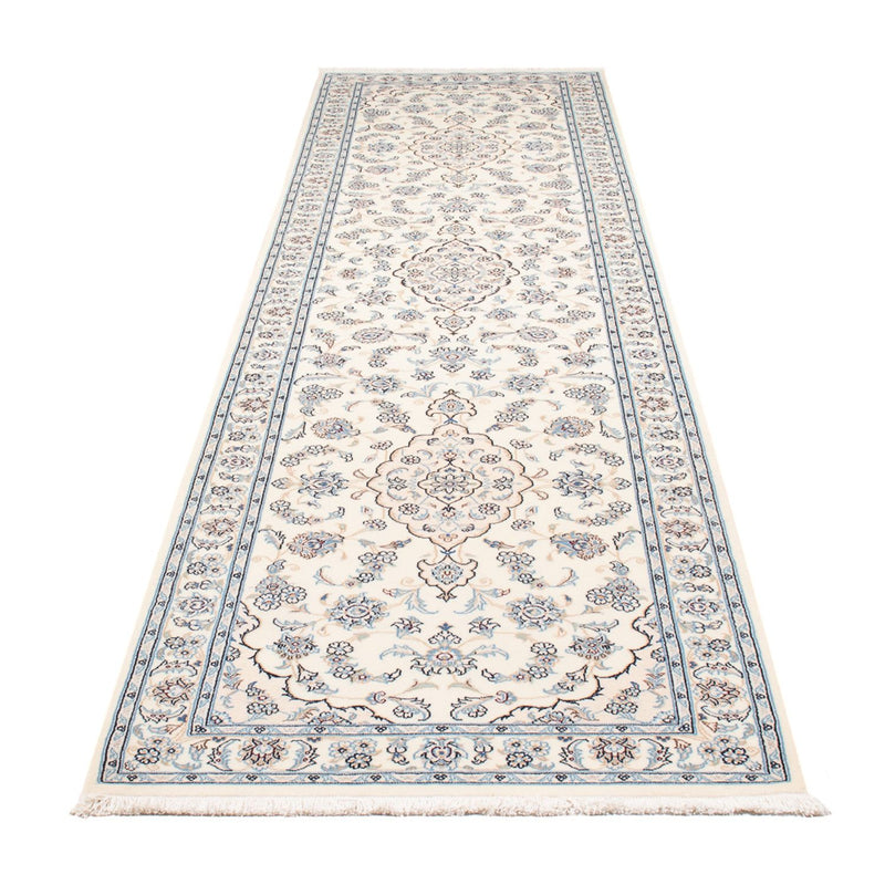 Biegacz Dywan perski - Nain - Premium - 350 x 84 cm - kremowy