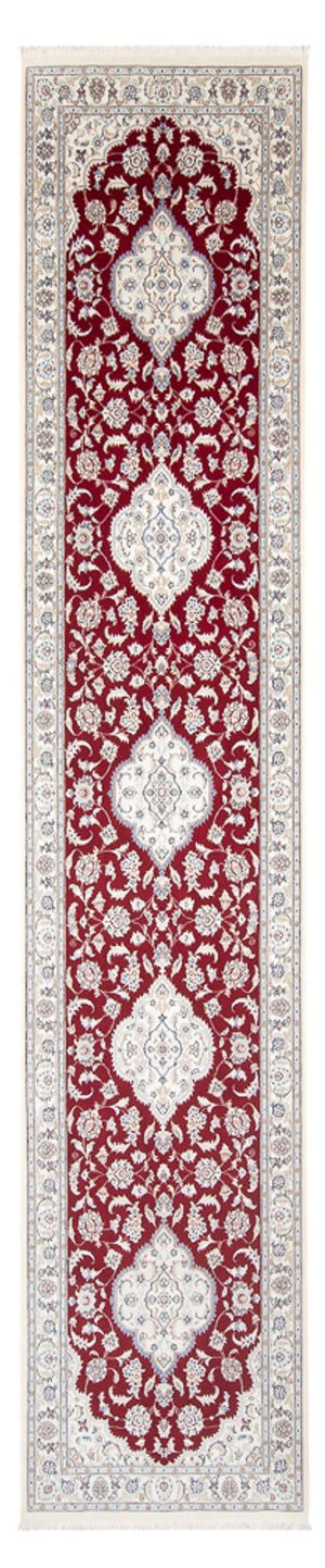 Biegacz Dywan perski - Nain - Premium - 390 x 89 cm - czerwony