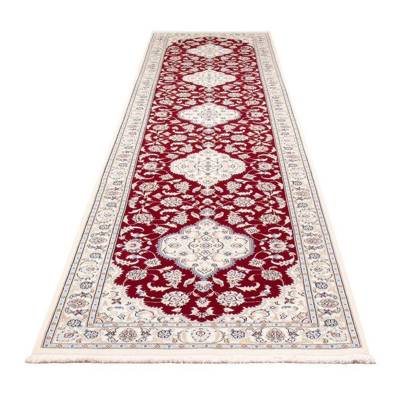 Biegacz Dywan perski - Nain - Premium - 390 x 89 cm - czerwony