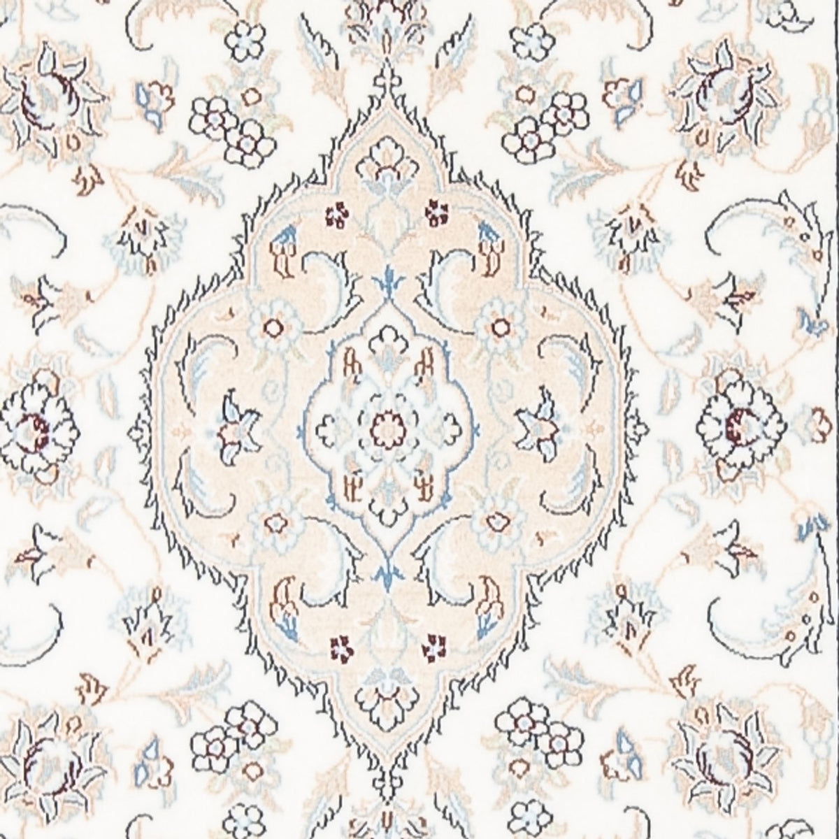 Biegacz Dywan perski - Nain - Premium - 390 x 93 cm - kremowy