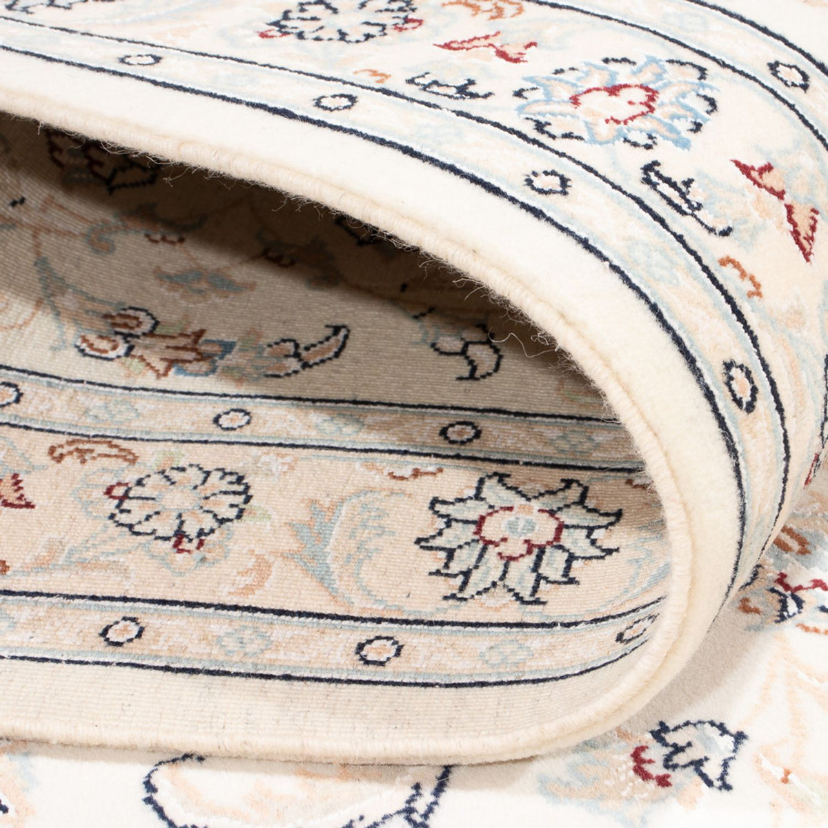 Biegacz Dywan perski - Nain - Premium - 390 x 93 cm - kremowy