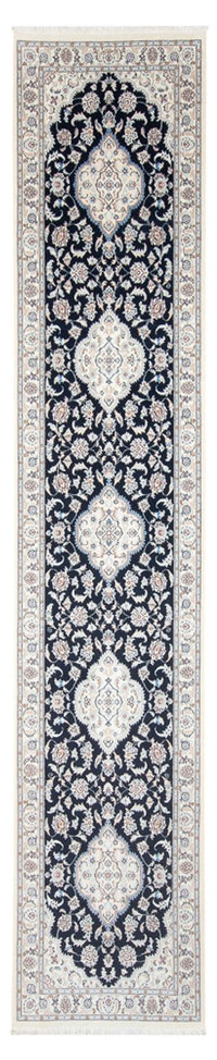 Biegacz Dywan perski - Nain - Premium - 388 x 88 cm - ciemnoniebieski