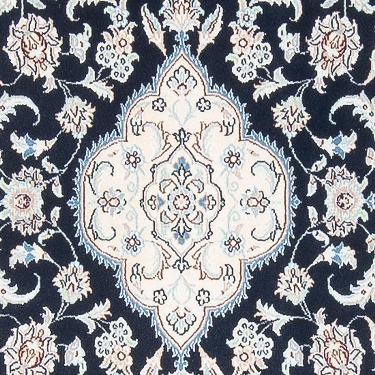 Biegacz Dywan perski - Nain - Premium - 388 x 88 cm - ciemnoniebieski