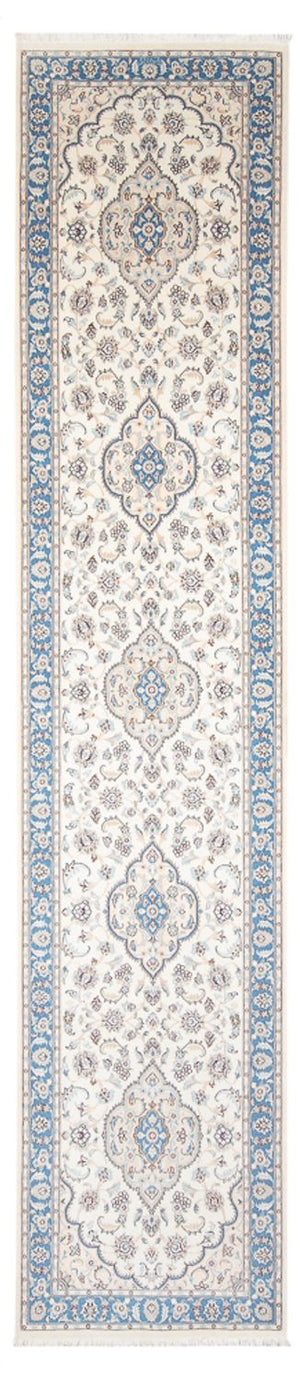 Biegacz Dywan perski - Nain - Premium - 394 x 91 cm - kremowy