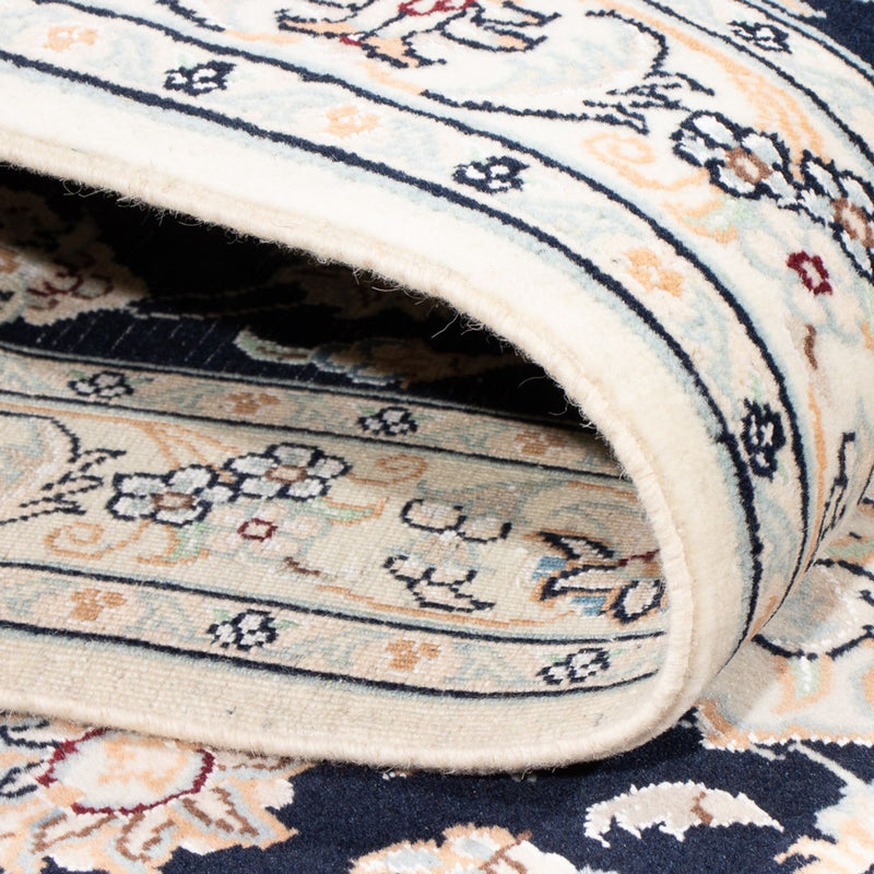 Biegacz Dywan perski - Nain - Premium - 295 x 80 cm - ciemnoniebieski