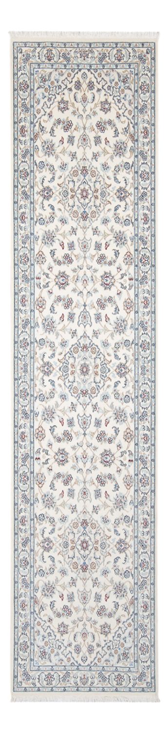 Biegacz Dywan perski - Nain - Premium - 303 x 81 cm - kremowy