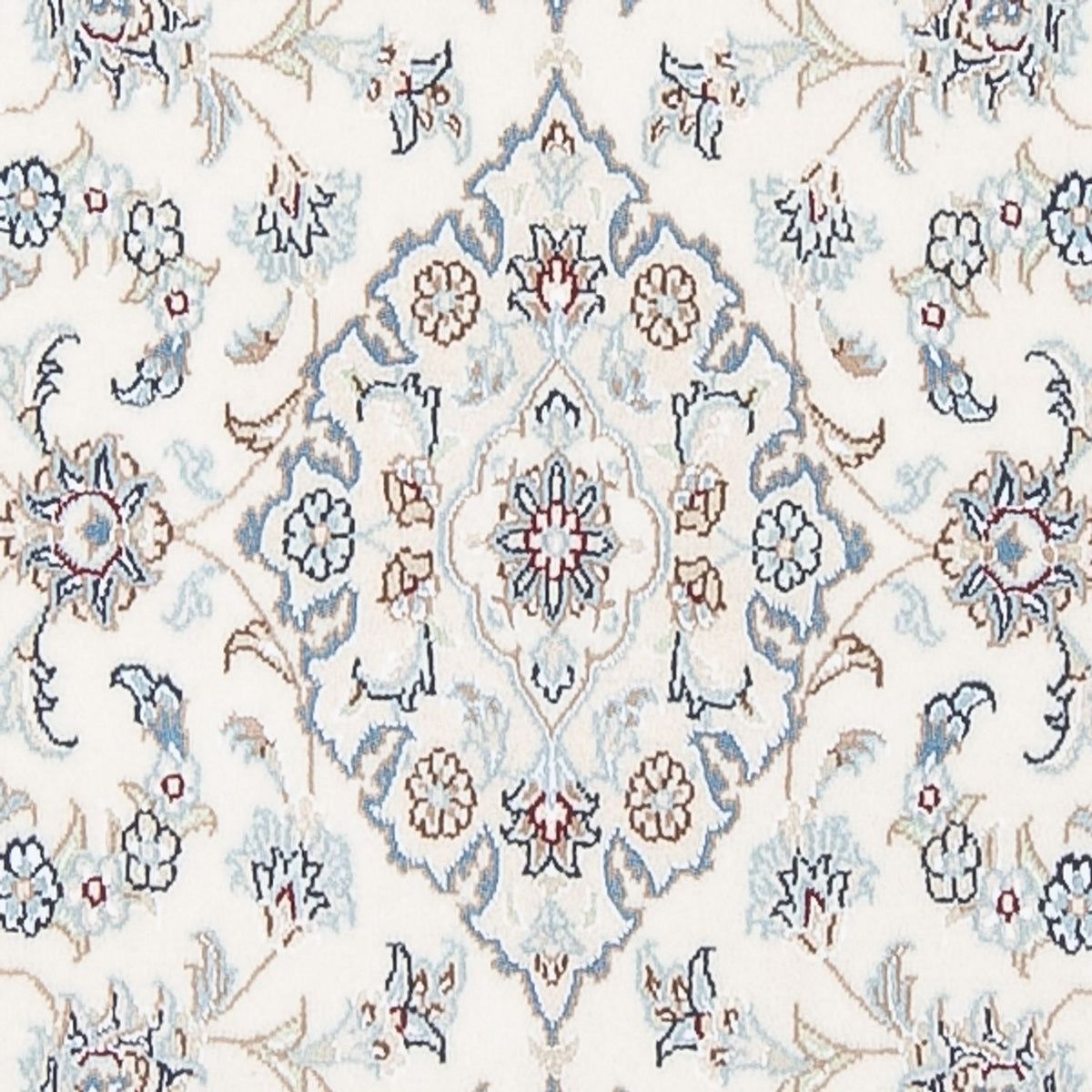 Biegacz Dywan perski - Nain - Premium - 303 x 81 cm - kremowy