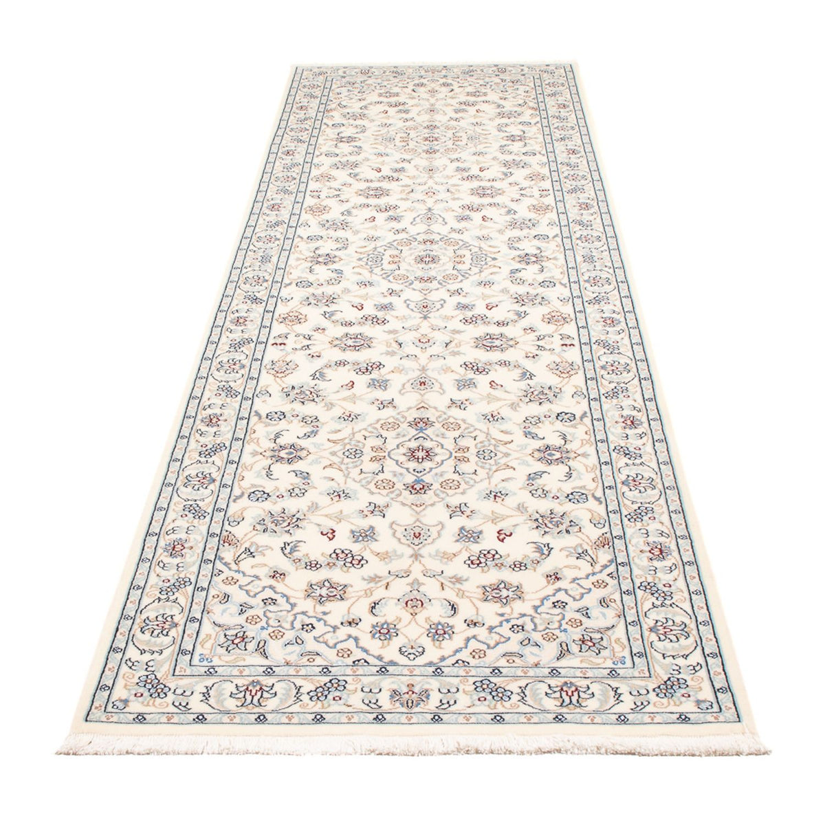 Biegacz Dywan perski - Nain - Premium - 303 x 81 cm - kremowy