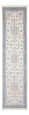 Biegacz Dywan perski - Nain - Premium - 306 x 90 cm - kremowy