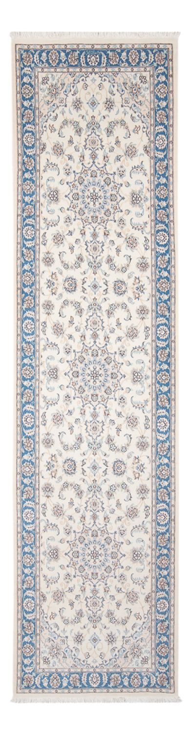 Biegacz Dywan perski - Nain - Premium - 306 x 90 cm - kremowy
