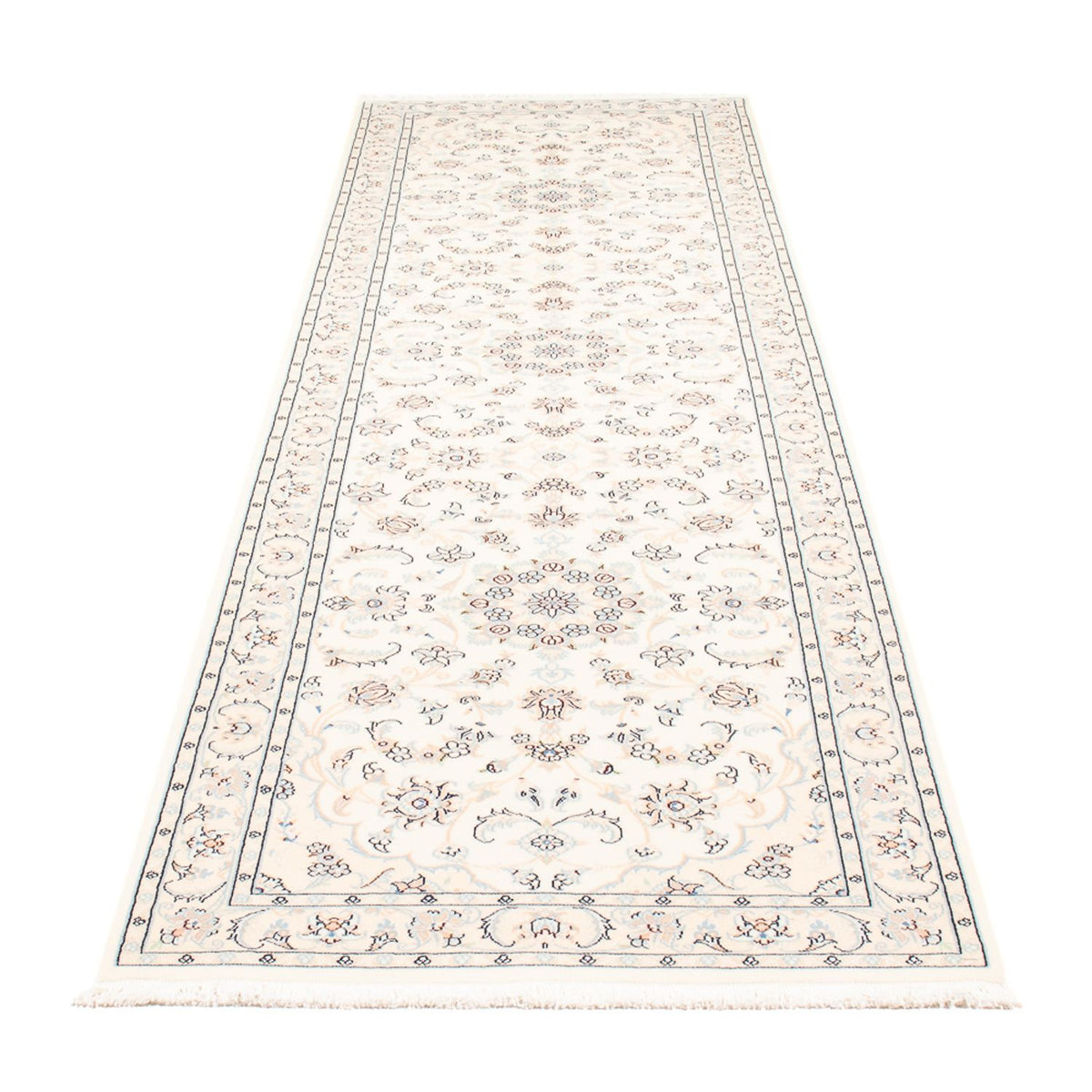 Biegacz Dywan perski - Nain - Premium - 309 x 80 cm - kremowy