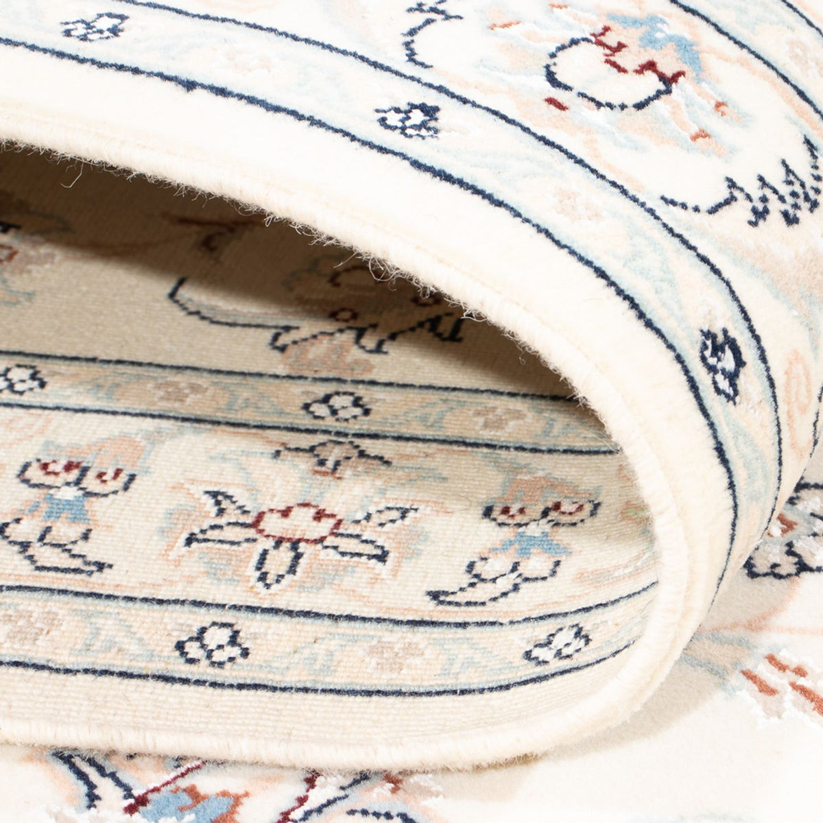 Biegacz Dywan perski - Nain - Premium - 314 x 81 cm - kremowy