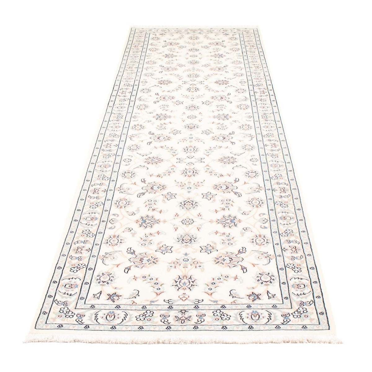 Biegacz Dywan perski - Nain - Premium - 314 x 81 cm - kremowy