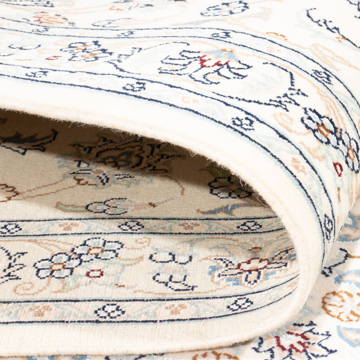 Biegacz Dywan perski - Nain - Premium - 295 x 80 cm - kremowy