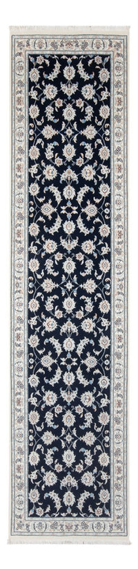 Biegacz Dywan perski - Nain - Premium - 302 x 82 cm - ciemnoniebieski
