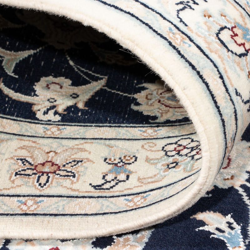 Biegacz Dywan perski - Nain - Premium - 302 x 82 cm - ciemnoniebieski