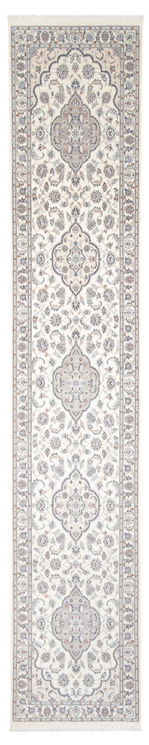 Biegacz Dywan perski - Nain - Premium - 410 x 90 cm - kremowy