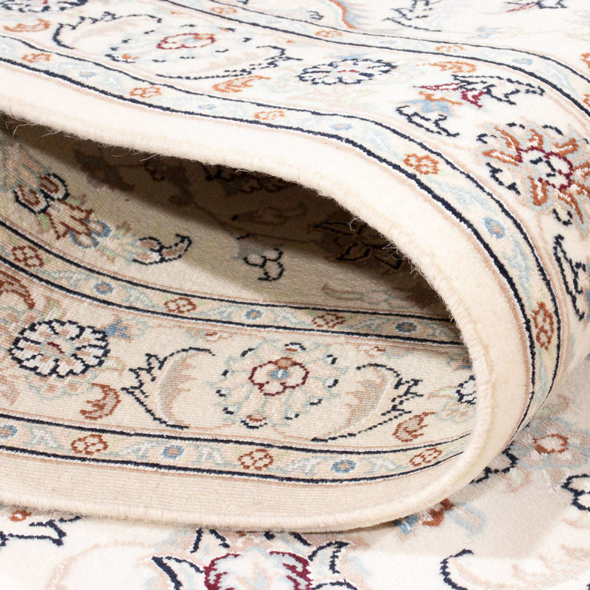 Biegacz Dywan perski - Nain - Premium - 410 x 90 cm - kremowy