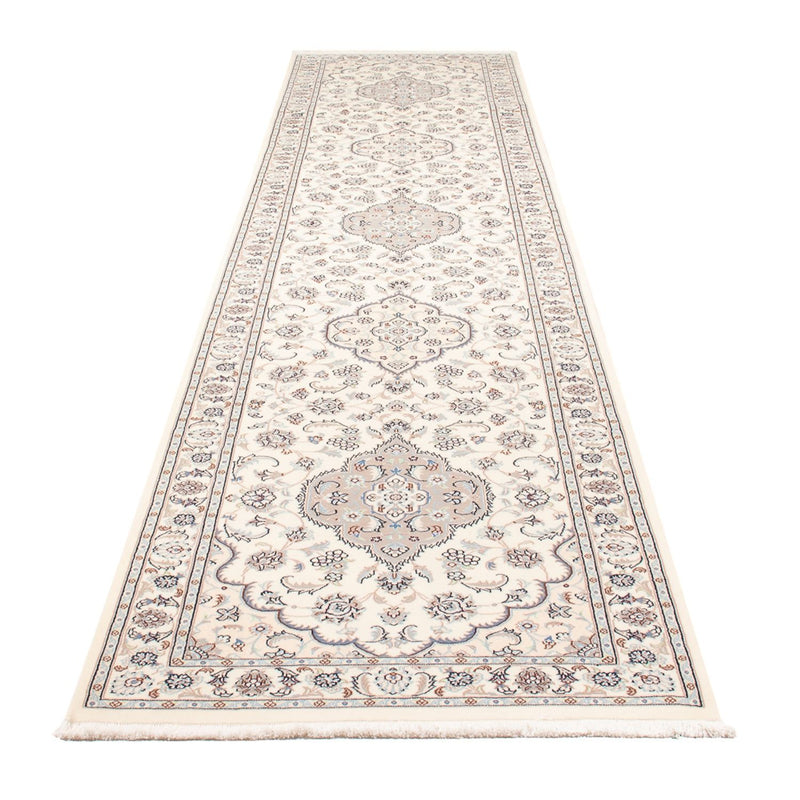 Biegacz Dywan perski - Nain - Premium - 410 x 90 cm - kremowy