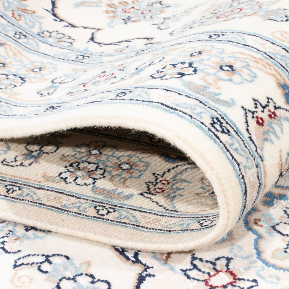 Biegacz Dywan perski - Nain - Premium - 346 x 84 cm - kremowy