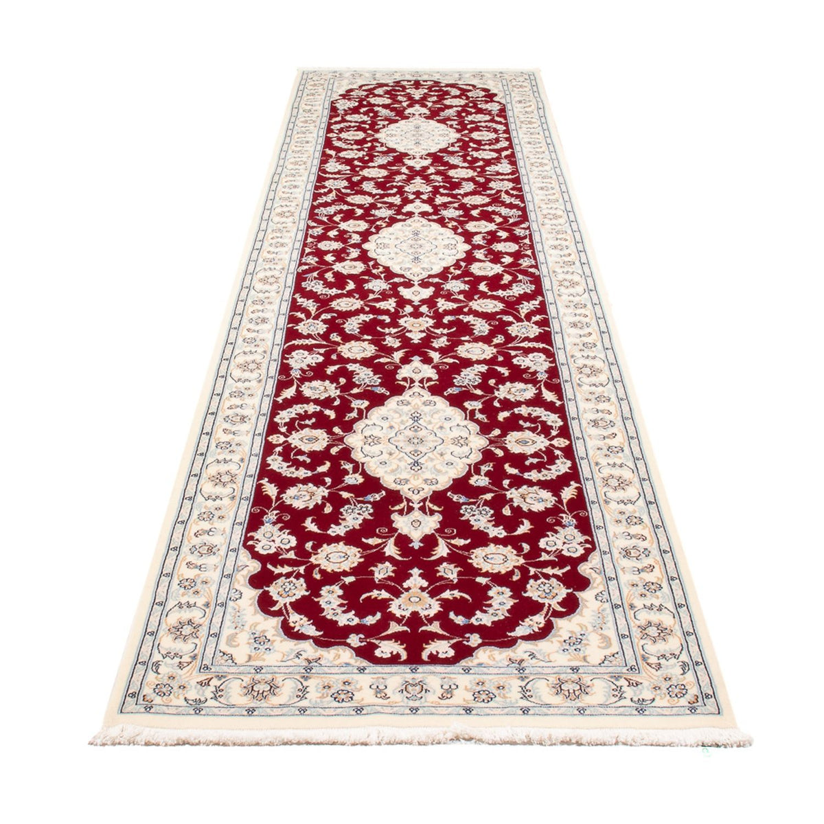 Biegacz Dywan perski - Nain - Premium - 351 x 85 cm - czerwony