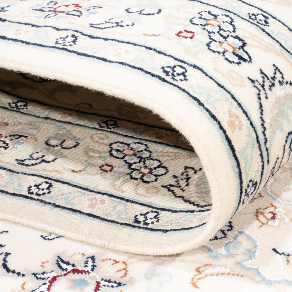 Biegacz Dywan perski - Nain - Premium - 315 x 80 cm - kremowy