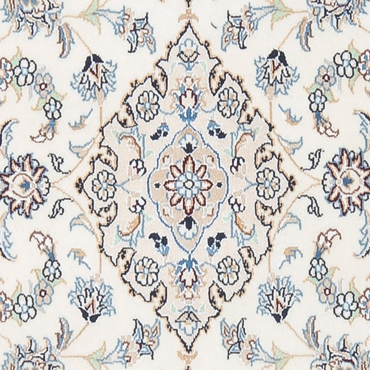 Biegacz Dywan perski - Nain - Premium - 304 x 80 cm - kremowy