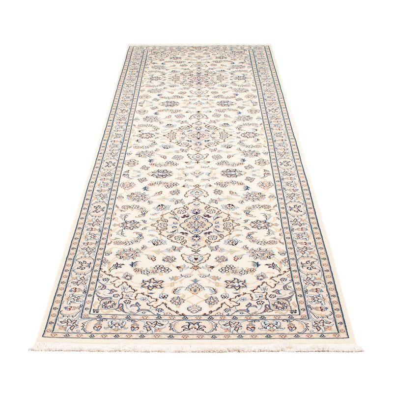 Biegacz Dywan perski - Nain - Premium - 304 x 80 cm - kremowy