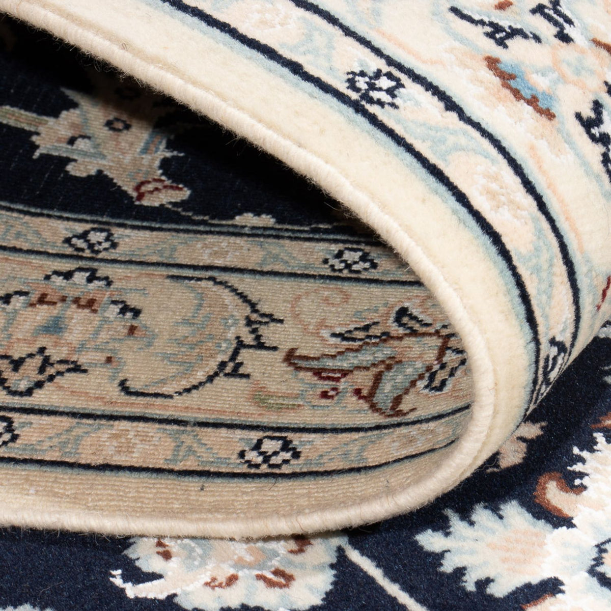 Biegacz Dywan perski - Nain - Premium - 296 x 81 cm - ciemnoniebieski