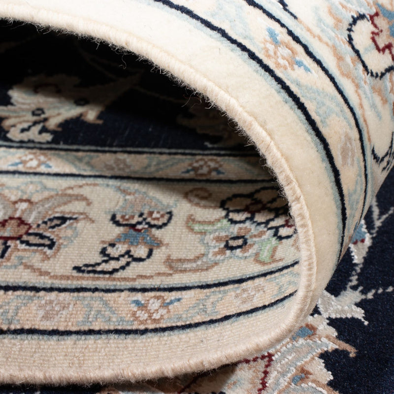 Biegacz Dywan perski - Nain - Premium - 301 x 82 cm - ciemnoniebieski