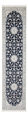 Biegacz Dywan perski - Nain - Premium - 294 x 80 cm - ciemnoniebieski
