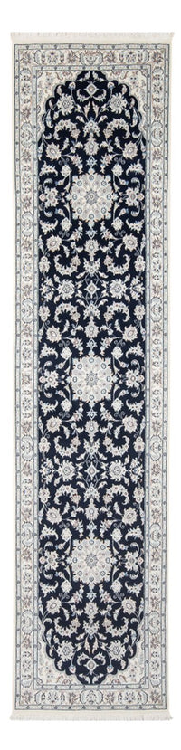 Biegacz Dywan perski - Nain - Premium - 294 x 80 cm - ciemnoniebieski
