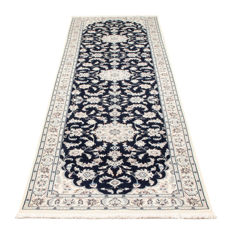 Biegacz Dywan perski - Nain - Premium - 294 x 80 cm - ciemnoniebieski