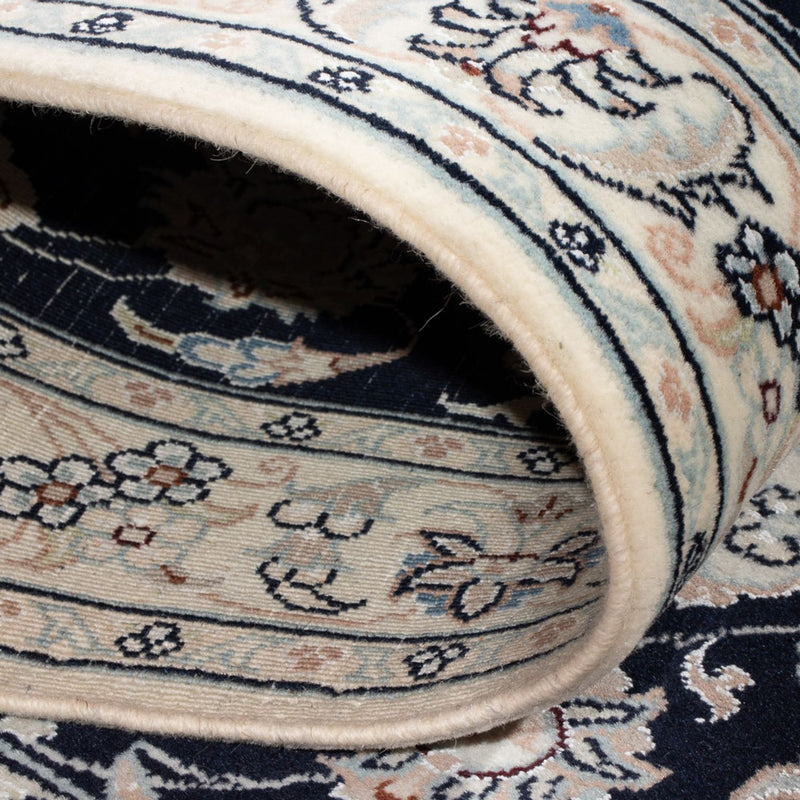 Biegacz Dywan perski - Nain - Premium - 299 x 84 cm - ciemnoniebieski