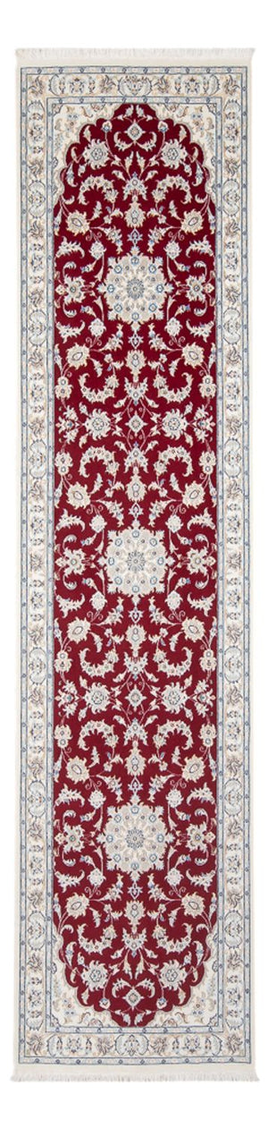 Biegacz Dywan perski - Nain - Premium - 302 x 82 cm - czerwony