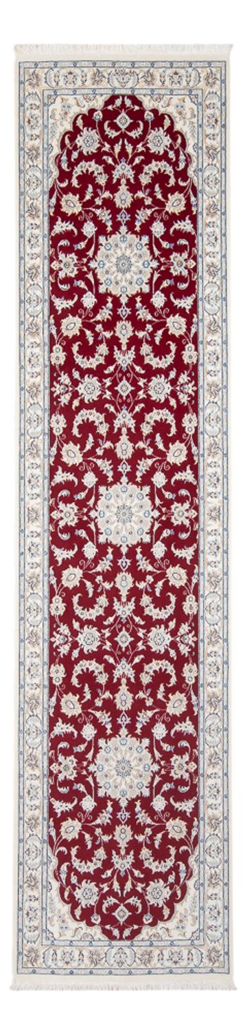 Biegacz Dywan perski - Nain - Premium - 302 x 82 cm - czerwony
