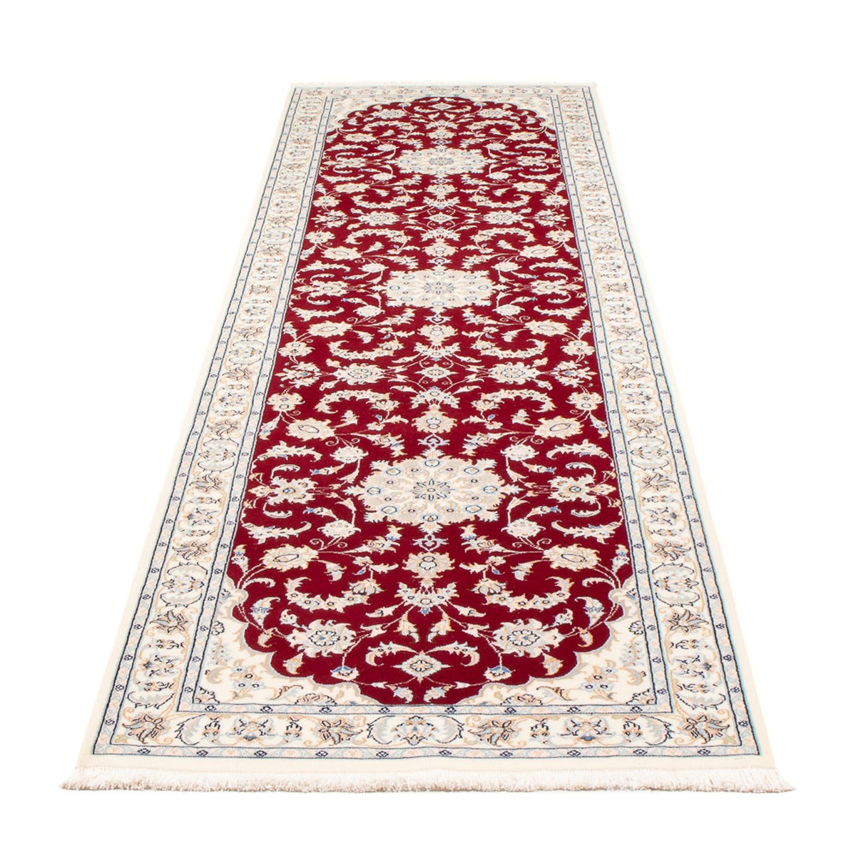 Biegacz Dywan perski - Nain - Premium - 302 x 82 cm - czerwony