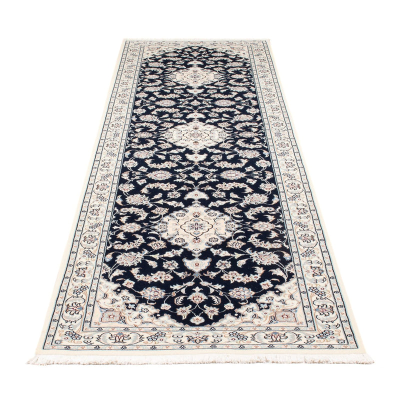 Biegacz Dywan perski - Nain - Premium - 300 x 80 cm - ciemnoniebieski
