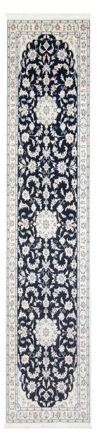 Biegacz Dywan perski - Nain - Premium - 322 x 80 cm - ciemnoniebieski