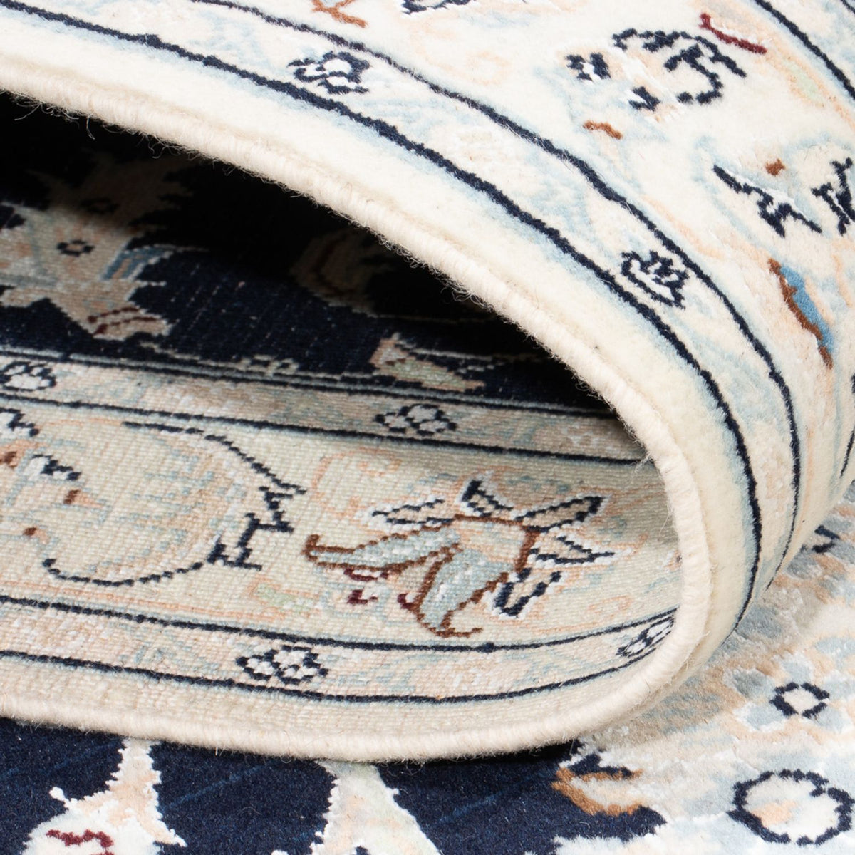 Biegacz Dywan perski - Nain - Premium - 322 x 80 cm - ciemnoniebieski