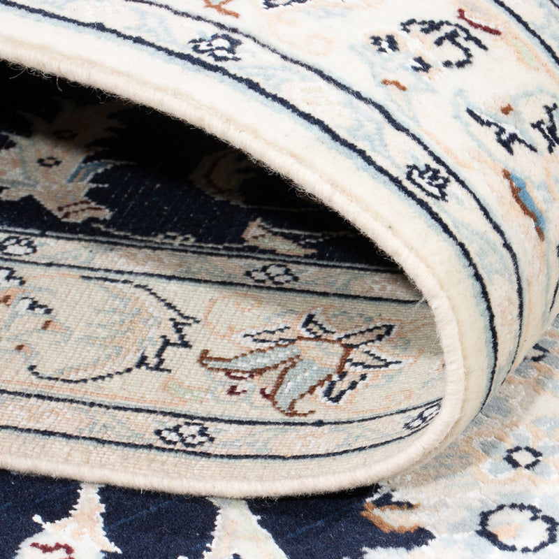 Biegacz Dywan perski - Nain - Premium - 322 x 80 cm - ciemnoniebieski