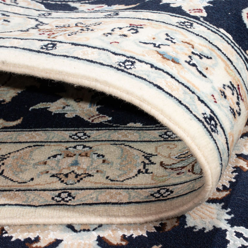 Biegacz Dywan perski - Nain - Premium - 301 x 83 cm - ciemnoniebieski