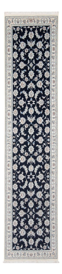 Biegacz Dywan perski - Nain - Premium - 302 x 80 cm - ciemnoniebieski