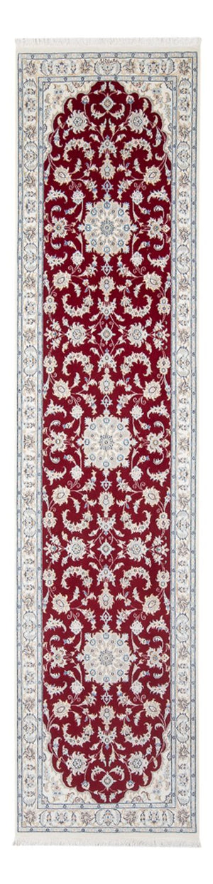 Biegacz Dywan perski - Nain - Premium - 302 x 82 cm - czerwony