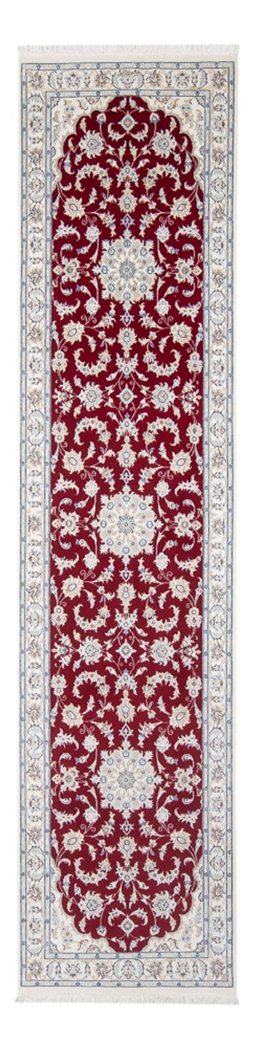 Biegacz Dywan perski - Nain - Premium - 302 x 82 cm - czerwony