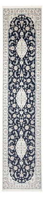 Biegacz Dywan perski - Nain - Premium - 344 x 90 cm - ciemnoniebieski